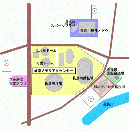 世界イベント村ぎふ見取図
