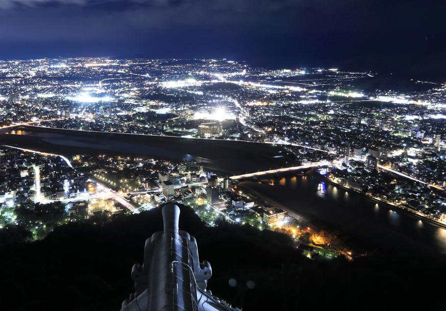 岐阜城パノラマ夜景