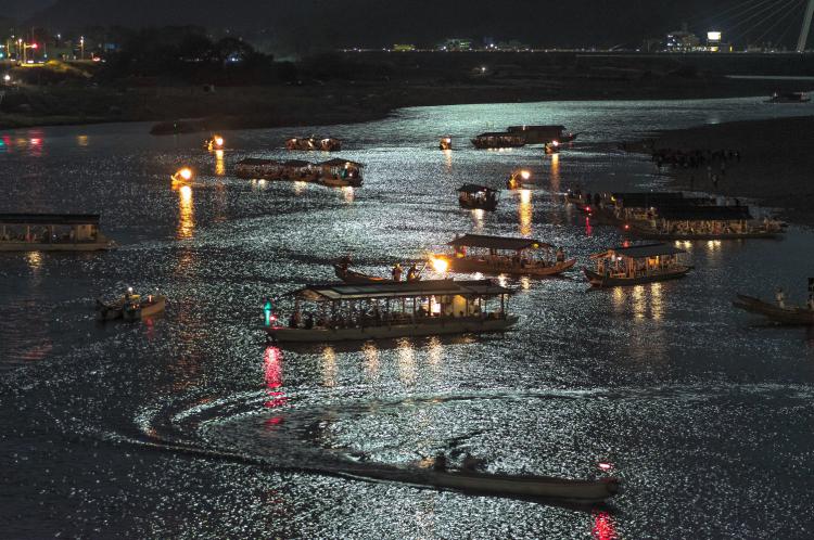十六夜の長良川鵜飼/伊藤 豊