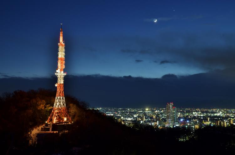 宵月夜の光景/丹羽 明仁