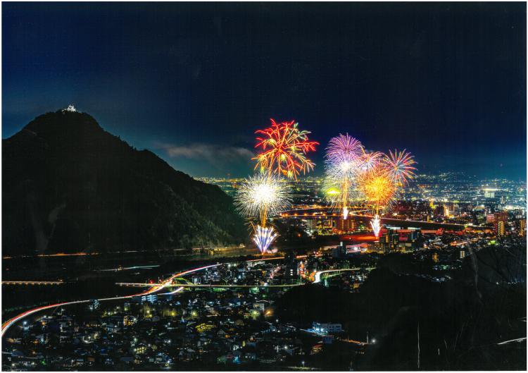 岐阜の夜景に華が咲く/福田 弘二