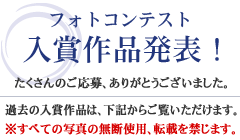 フォトコンテスト入賞作品発表！